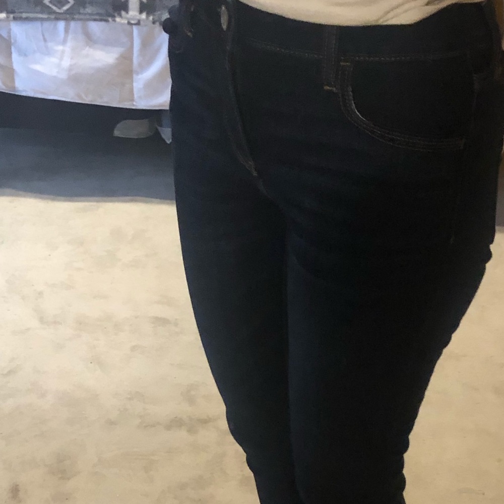 American Eagle size 10 dark stretch denim